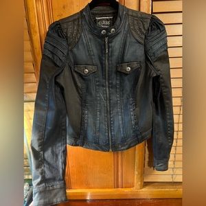 Guess Moto Premium Jean Jacket Limited Edition